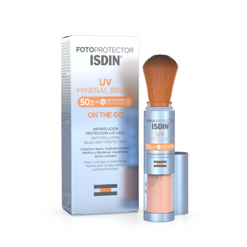 Fotoprotector isdin uv mineral brush spf 50+ (brocha dosificadora 2 g)