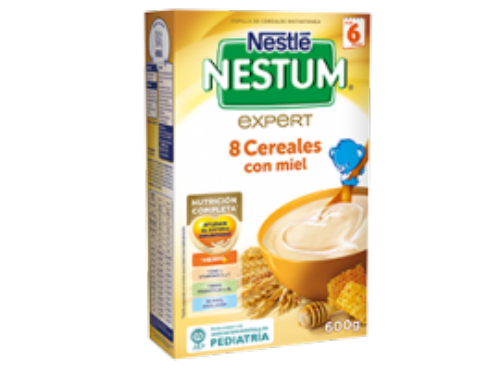 Nestle nestum papilla 8 cereales con miel (600 g)