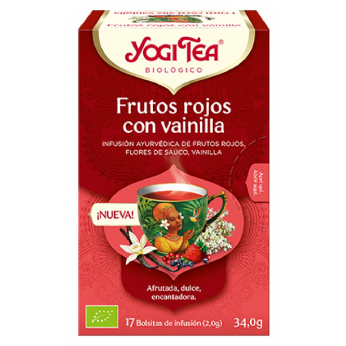 Yogi tea frutos rojos con vainilla 17inf