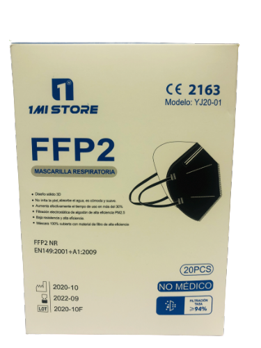 Mascarilla ffp2 negra