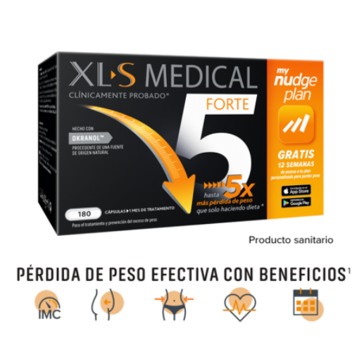 Xls medical forte x5 (180 capsulas)