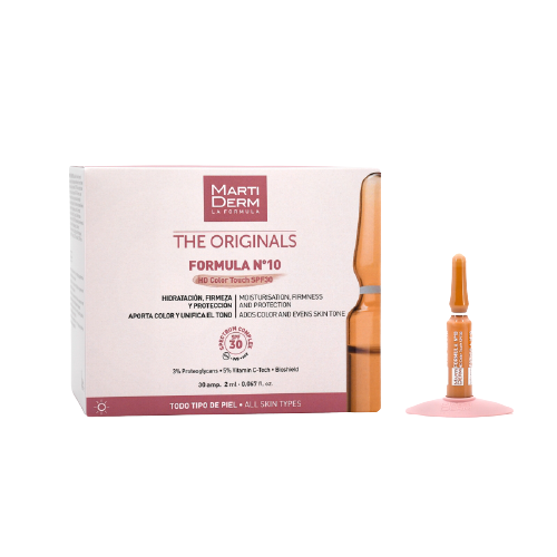 Martiderm formula nº 10 hd color touch spf 30 (30 ampollas 2 ml)