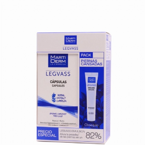 Martiderm legvass capsulas+ crema piernas
