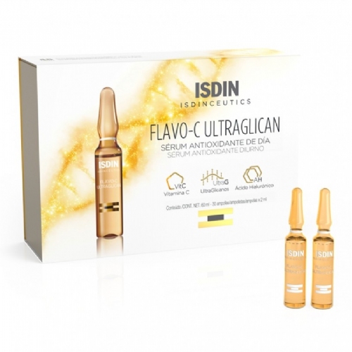 Isdinceutics flavo-c ultraglican (10 ampollas 2 ml)