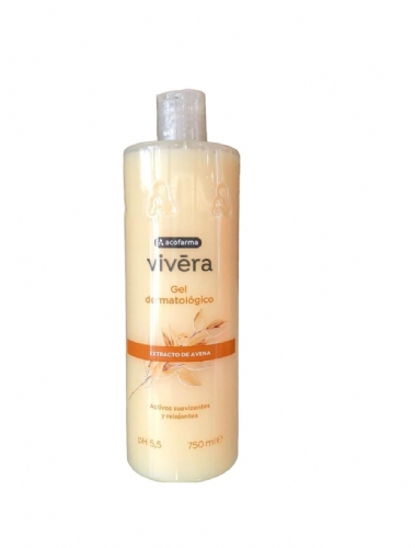 Acofarma vivera gel con extracto de avena (1 envase 750 ml)