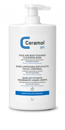 Ceramol base limpiadora facial-corporal 400ml