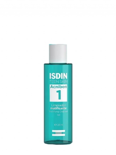 Isdin oily skin acniben limpiador matificante gel  1 frasco 200 ml