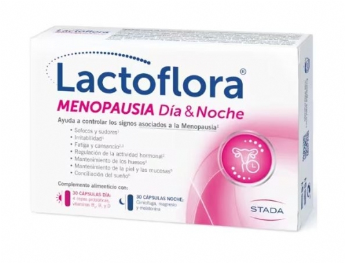 Lactoflora menopausia dia & noche 30 capsulas