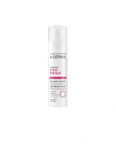A-derma exomega gel-crema facial calmante  1 envase 40 ml