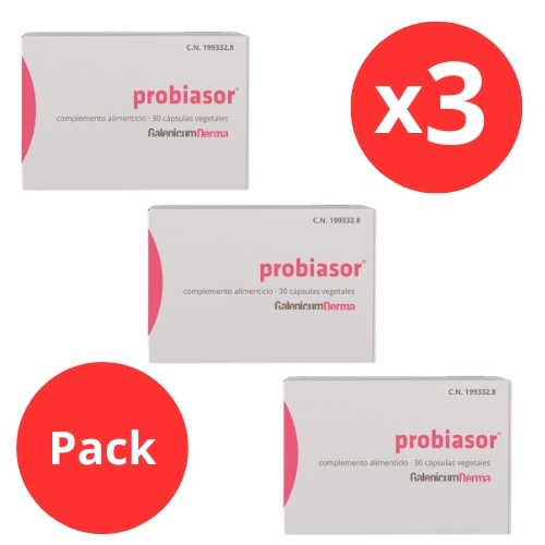 Probiasor 30 capsulas pack de 3 unidades