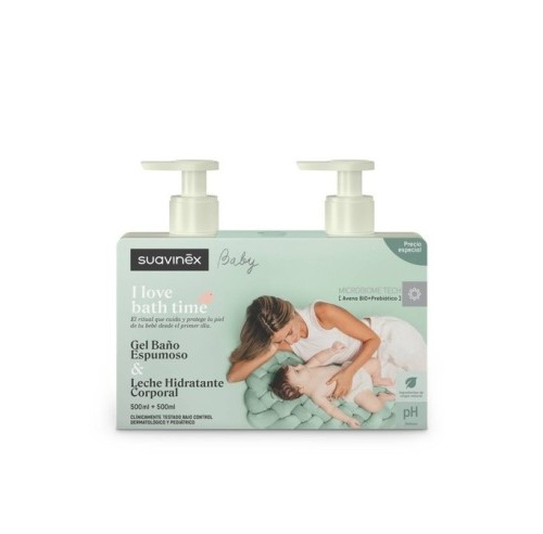 Suavinex duplo gel espumoso + locion (pack 500 ml + 500 ml)