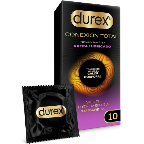 Durex conexion total extra lubricado 10 preserva