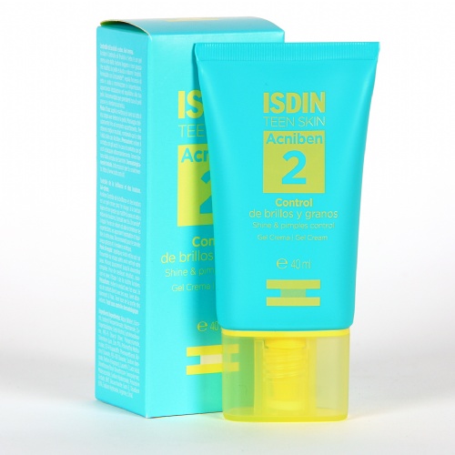 Acniben control de brillos y granos gel crema - isdin teen skin (1 envase 40 ml)