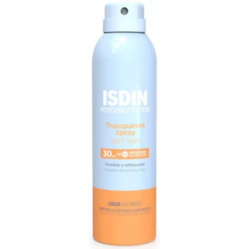 Fotoprotector isdin spf-30 spray transparent wet skin (250 ml)