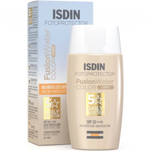 Fotoprotector isdin spf 50 fusion water color (1 envase 50 ml light)