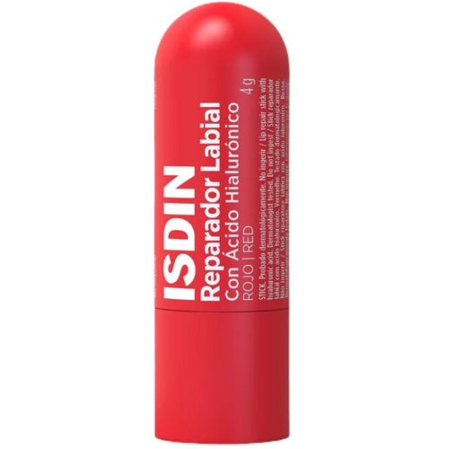 Isdin reparador labial  1 stick 4 g color rojo