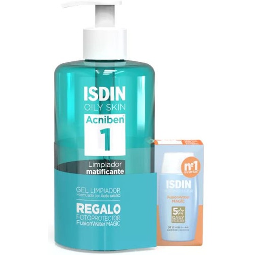Isdin teen skin acniben limpiador matificante gel (1 envase 400 ml)