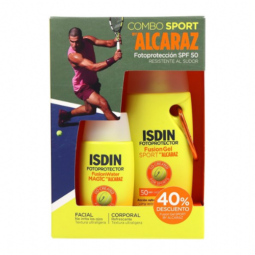 Isdin pack by alcaraz fusion water + gel sport
