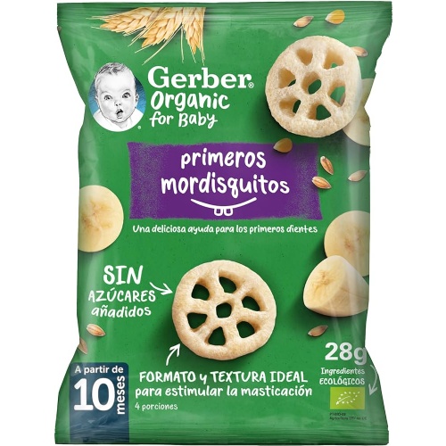 Gerber primeros mordisquitos  1 bolsa 28 g