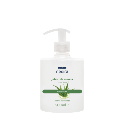 Acofarderm jabon de manos aloe vera (1 envase 500 ml con dosificador)