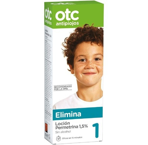 Otc antipiojos permetrina 1,5% locion antipiojos 1 envase 200 ml - antipiojos