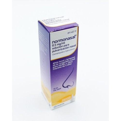 NORMONASAL 0,5 mg/ml SOLUCION PARA PULVERIZACION NASAL , frasco 15 ml