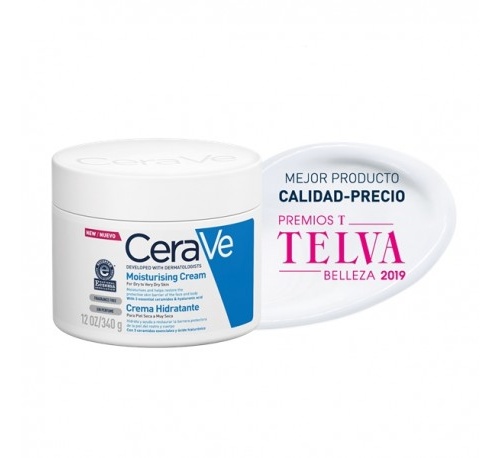 Cerave crema hidratante piel seca (340 g)
