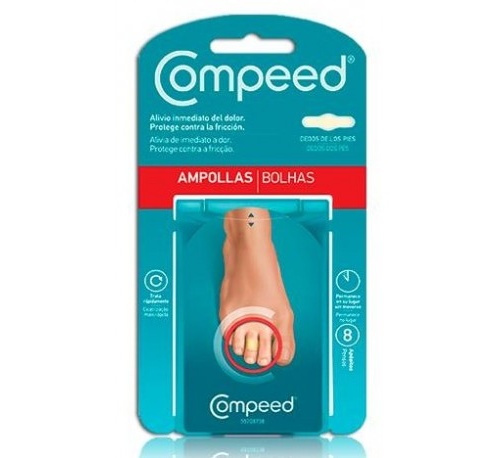 Compeed ampollas (Dedos pies 8 u)