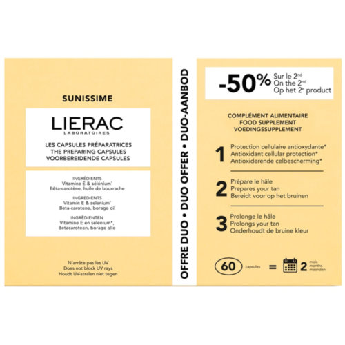 Lierac sunissime duo 60 caps