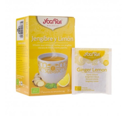 Yogi tea jengibre y limon 17 inf