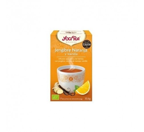 Yogi tea jengibre, naranja y vainilla 17 inf