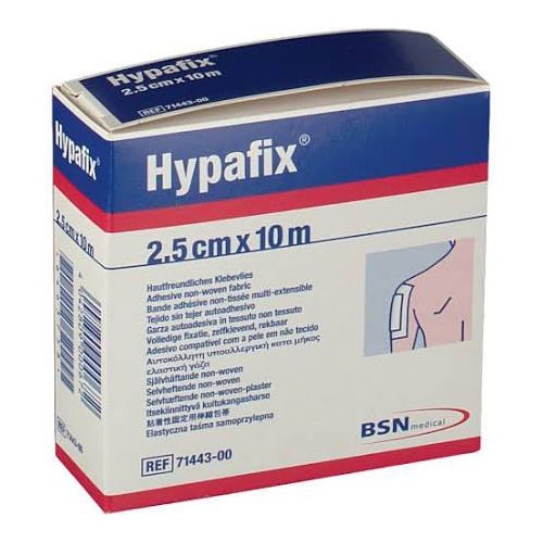 Hypafix - gasa adhesiva para fijacion de apositos (2.5  cm x 10 m)