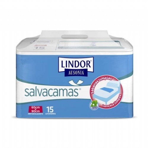 Lindor ausonia salvacamas (60 x 90 cm 15 u 6 paquetes)