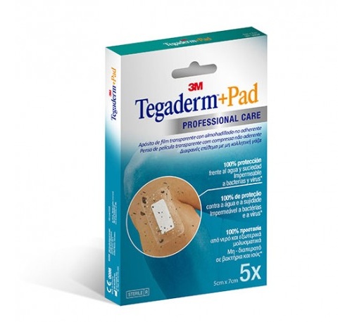 Tegaderm + pad (5 x 7,2 cm 5 u)