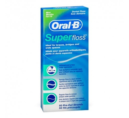 Oral-b superfloss (50 u)