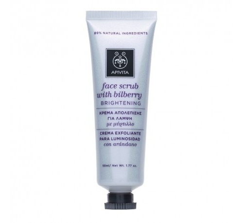 Apivita exfoliante luminosidad arandano 50ml