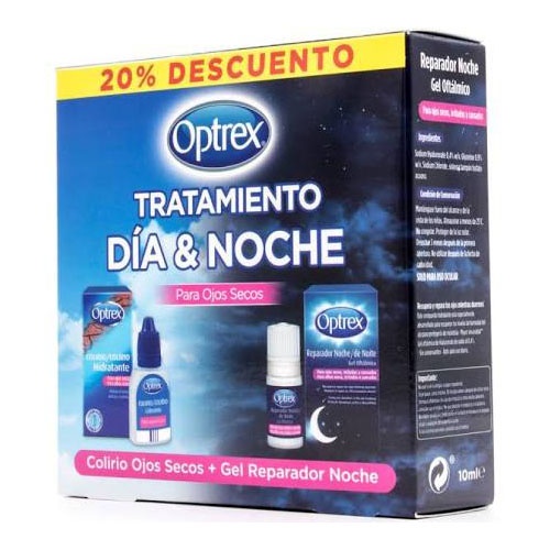 Optrex tratamiento dia-noche (1 envase 10 ml + 1 envase 10 ml pack)