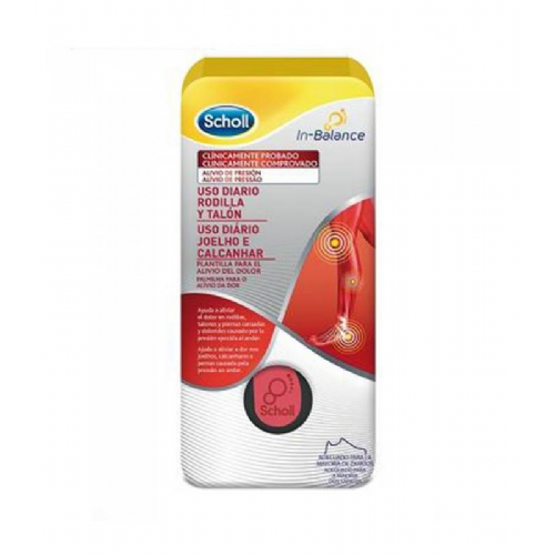 Plantillas tobillo y talon - scholl in-balance (talla s 1 par)