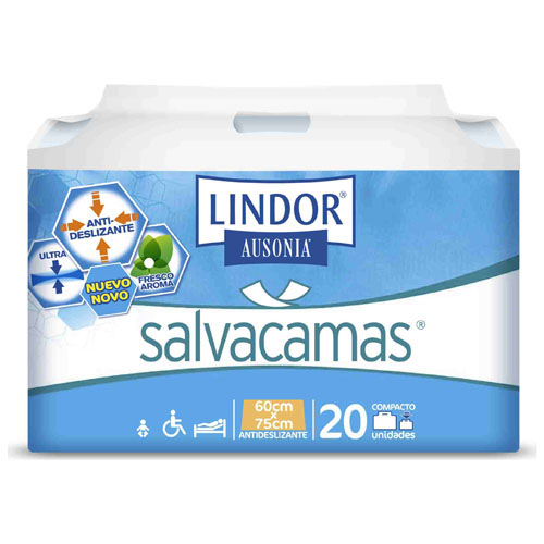 Lindor ausonia salvacamas (60 x 75 cm 15 u 6 paquetes)
