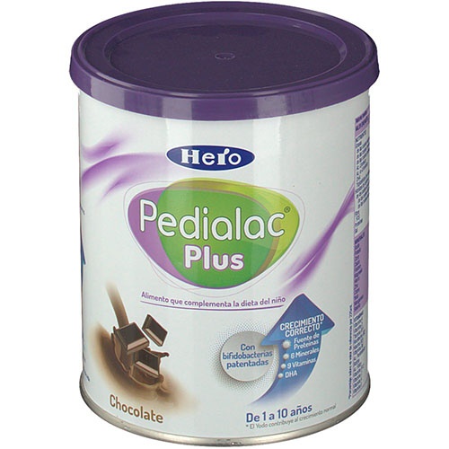 Pedialac plus chocolate suplemento nutricional - hero baby 1 año (1 envase 400 g)