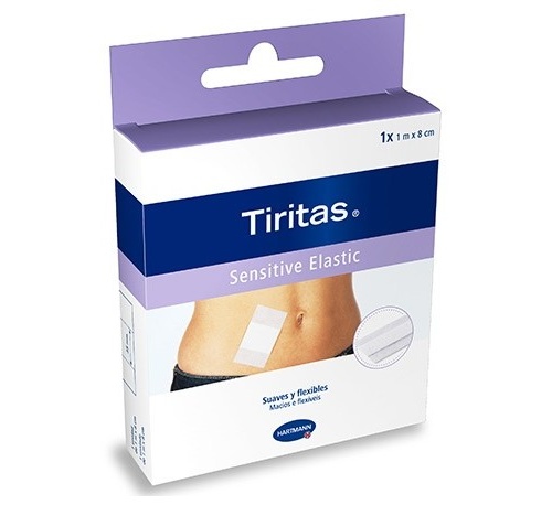 Tiritas sensitive elastic (1m x 8 cm)