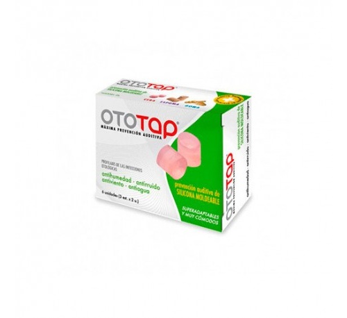 Tapones oidos silicona (6 u)