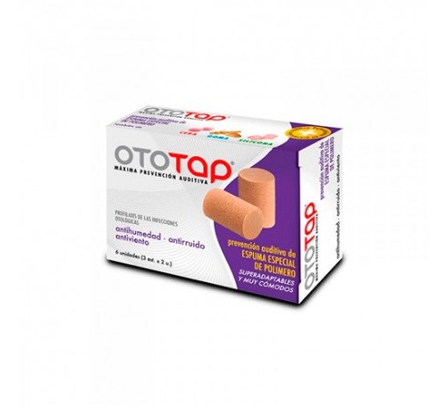 Tapones oidos gomaespuma (6 u)