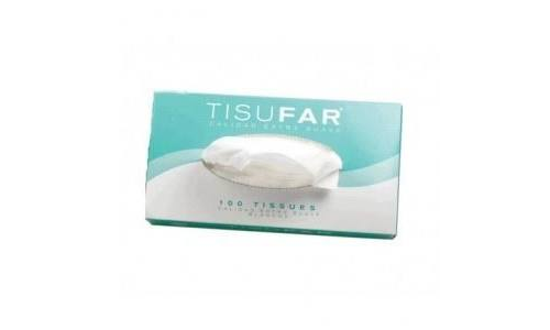 Pañuelo tisufar blanco caja 100 unid