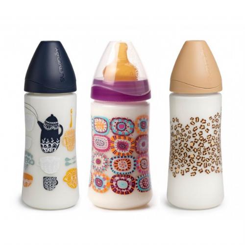 Biberon pp boca ancha t latex (360 cc papilla)