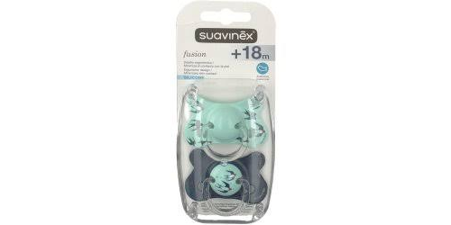 CHUPETE SILICONA T ANATOMICA - SUAVINEX FUSION (+ 18 M 2 U)