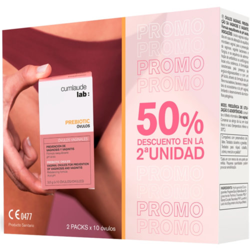 Cumlaude prebiotic ovulos duplo-50%