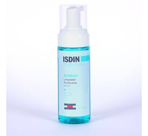 Isdin oily skin acniben limpiador purificante espuma  1 frasco 150 ml - isdin teen skin