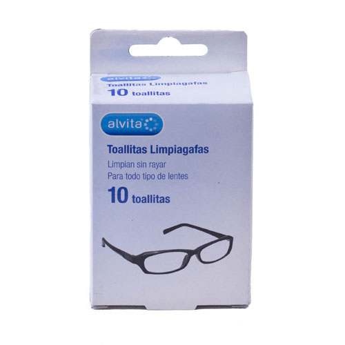 Alvita toallitas limpiagafas (10 unidades)