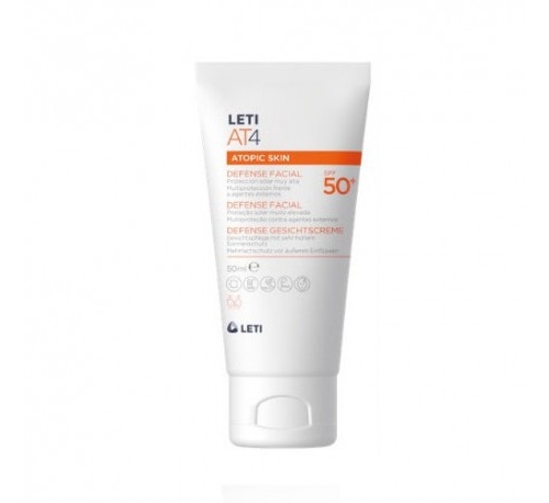 Letiat4 defense facial spf50+ (1 envase 50 ml)